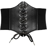 GRACE KARIN Lace-up Cinch Belt Tied Corset Elastic Waist Belt