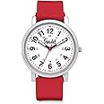 Speidel Original Scrub Watch™ for Nurse, Medical Professionals and Students – Various Medical Scrub Colors, Easy Read Dial, Military Time with Second Hand, Silicone Band, Water Resistant