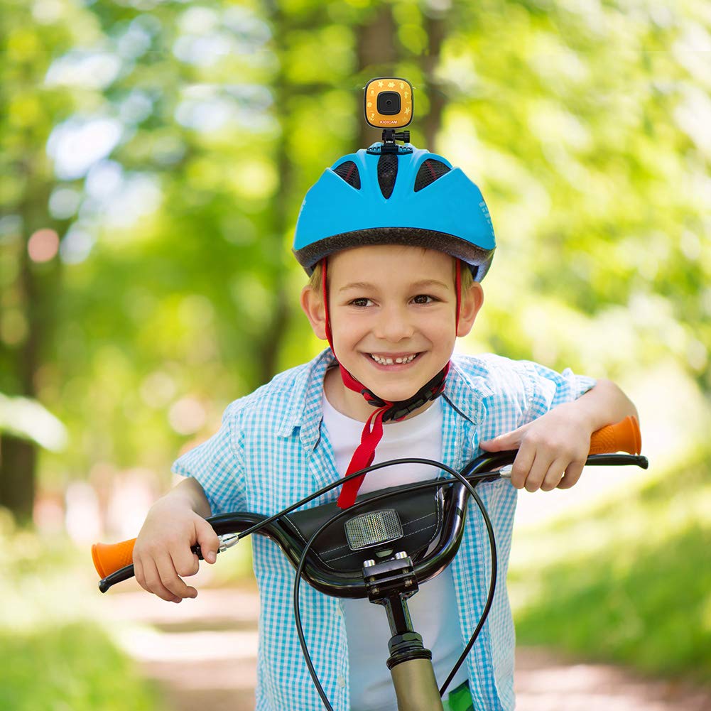 Dragon Touch Kidicam 1080P Kids Action Camera 30m Waterproof Camera (Yellow)