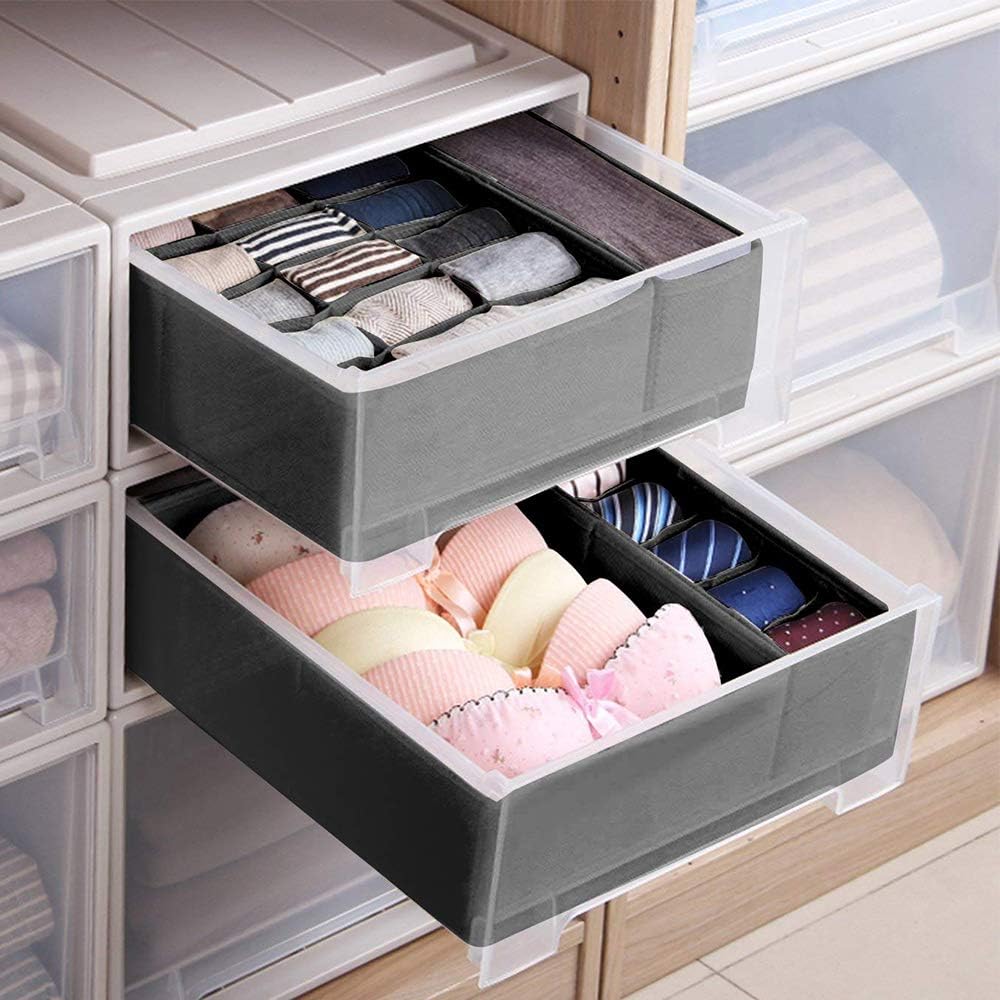 Mobilier Organiseur Pour Panier De Rangement En Tissu Iwilcs 6 Pieces Ensembles De Rangement Pour Le Linge Organisateur De Petite Boite De Rangement En Tissu Pour Bebe Bebe Puericulture Groupisd Com