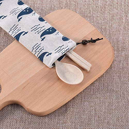 Straw Carrying Case, 10pcs Stainless Steel Straw Travel Bag For Glass Straw Silicone Straw Bamboo Chopsticks Cleaning Brush Knife Fork Spoon Chopsticks Safe And Reusable Straw Storage Bag Random Color