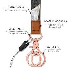 Rimilak Wristlet Keychain, Wrist Lanyard Key Chain