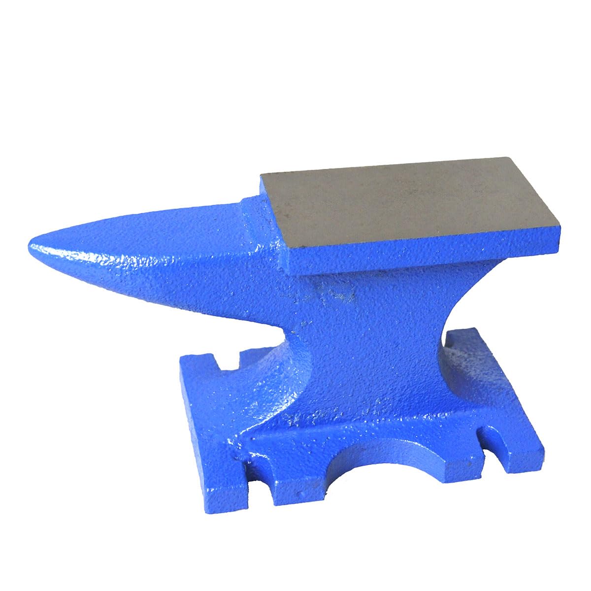 KATSU Blacksmith's Anvil 11LB 5KG Cast Iron Anvil with Single Horn for Metalwork Bodyshop Jewllery Making Welding Workshop 40245004