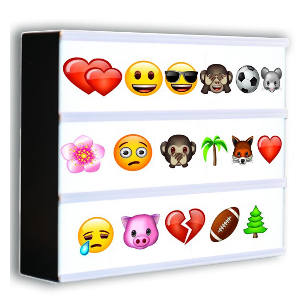 Emoji A4 Lightbox - Black Shell