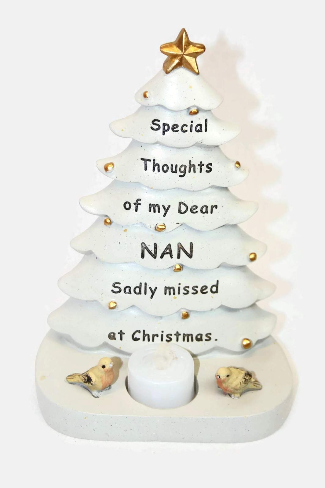 Heaven ScentXmas Christmas Tree Grave Ornament Memorial t Light for Nan, 0, 5055361736605