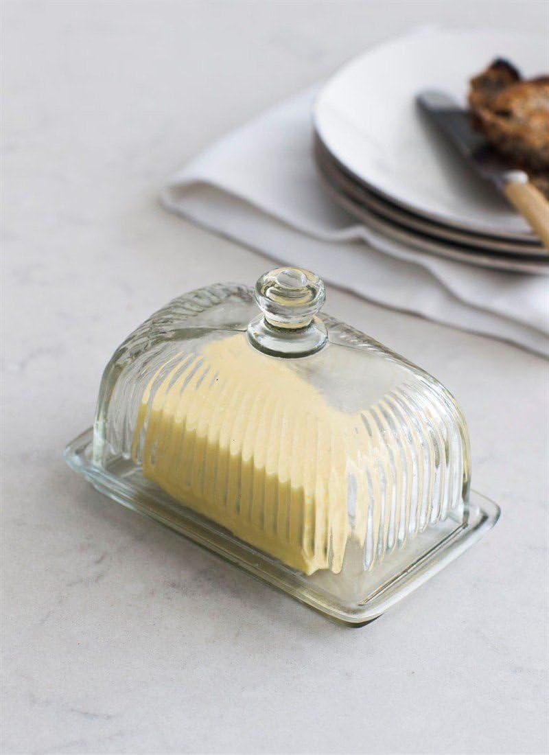 Cornbury Butter Dish by Garden Trading, Transparent, 11.5 x 17 x 10.5 cm - Image 4