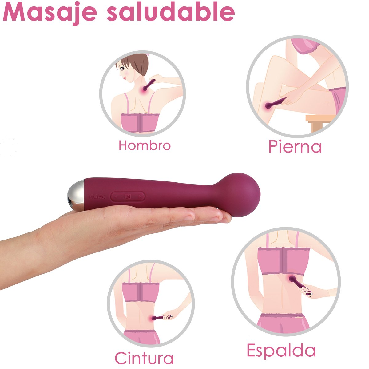 SVAKOM Vibrateur stimulateur de point G , masseur , sextoy , vibromasseurs pour femme Vibreur (Mini Emma-Violet)