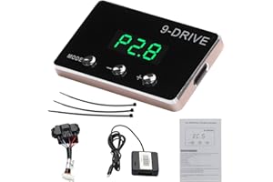 YIBEICO Throttle Response Controller, 9 Drive 9-Mode Smart Electronic Racing Pedal Accelerator for Toyota Tacoma FJ Cruiser 4Runner Hilu x Fortuner Innova Prius Prado (821)