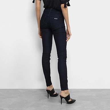 calça jeans preta feminina colcci