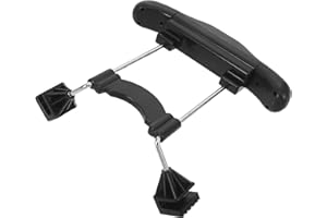 JEWEDECO Retractable Vehicle Headrest Coat Hanger for Car Back Seat – Black Automotive Clothes Rod