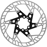 BUCKLOS MTB 160mm Floating Bike Disc Brake Rotor with Heat Dissipation Fins | Stainless steel bicycle brakes rotor, 6-Bolt, aluminum alloy heat dissipation fins, for mountain road bike/ebike/BMX