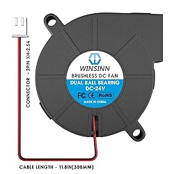 WINSINN 5015 Blower Fan 24V, 3D Printer 24 Volt