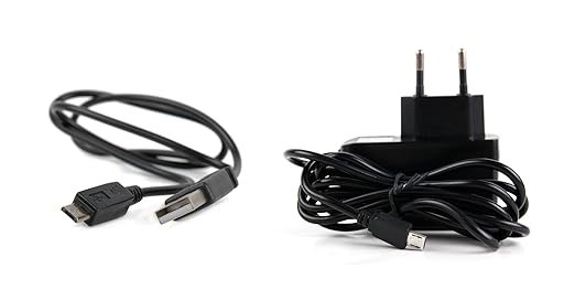 DURAGADGET Micro-USB-Set: EU-Ladegerät und Lade/Datenkabel für Becker revo.2 | revo.1 | Ready 70 LMU und Ready.5 CE | Ready.5