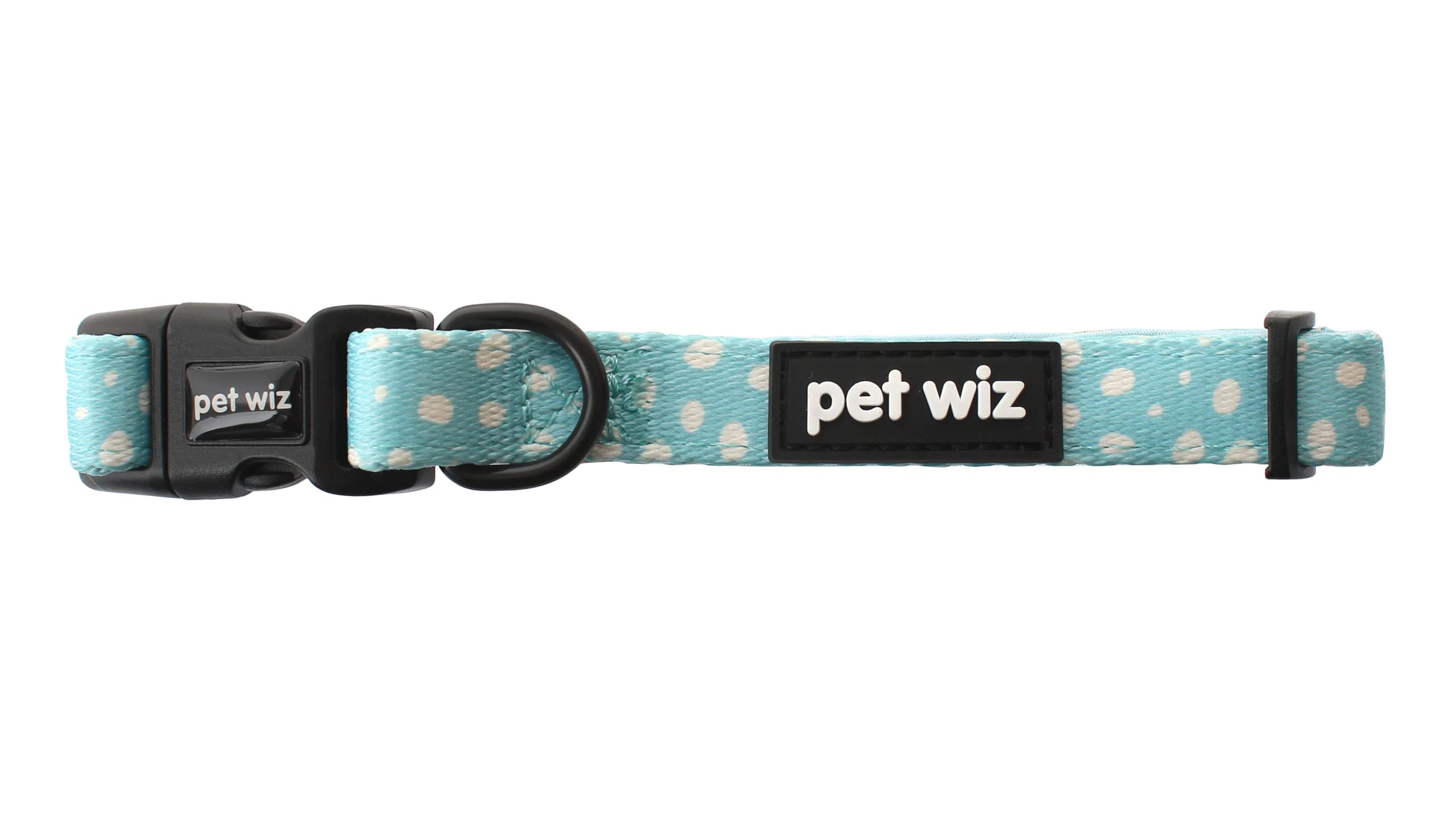 Adjustable Dog Collar with Neoprene Padding Features a Durable D Ring, in Adorable Designs. (Dotty About You, Small)
