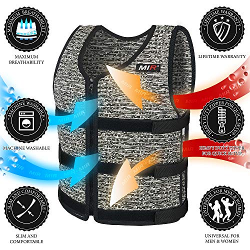 MiR Super Slim Air Flow Weighted Vest 4lbs 32lbs (4LBS) Pricepulse