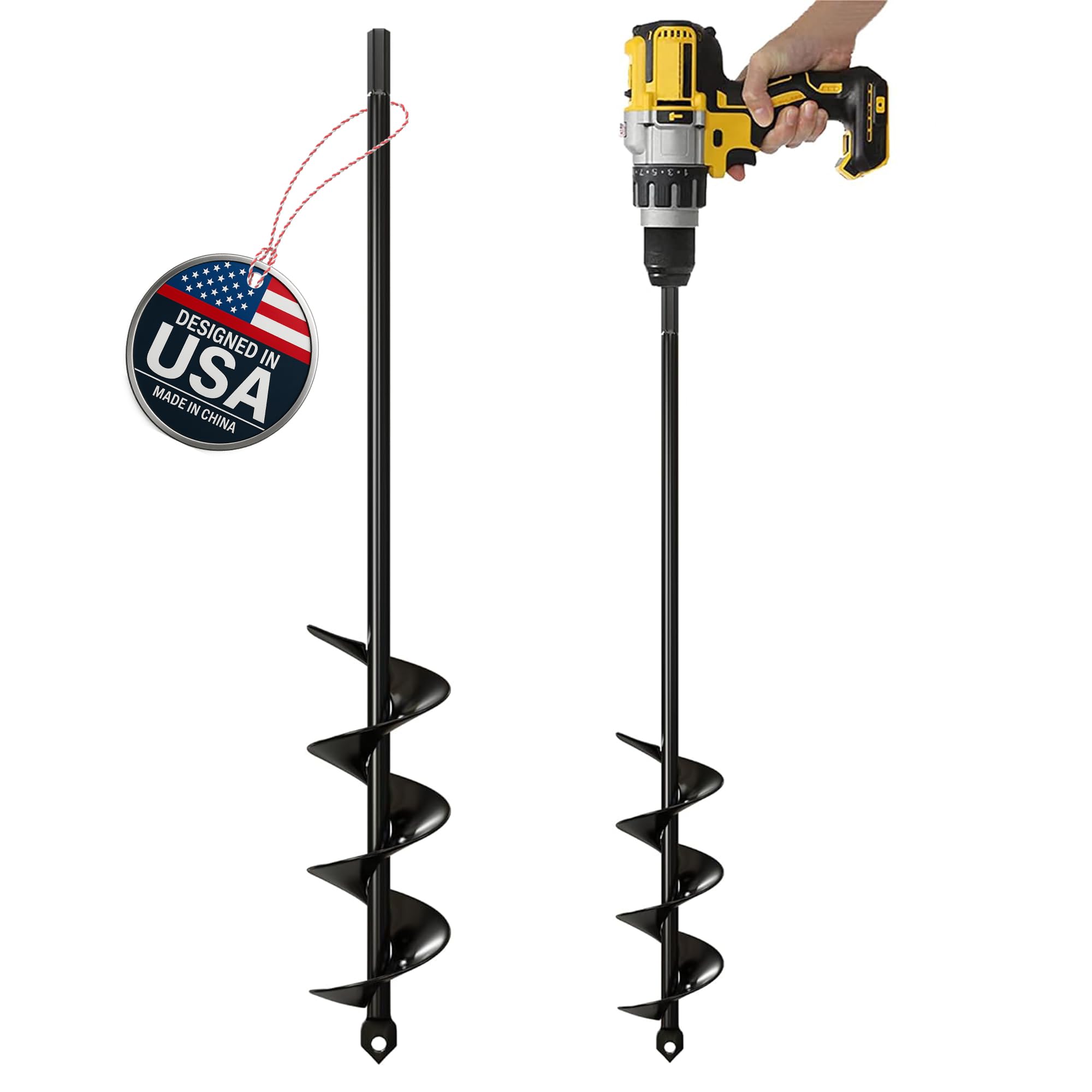 K-Brands Auger Drill Bit for Planting – 1.8 x