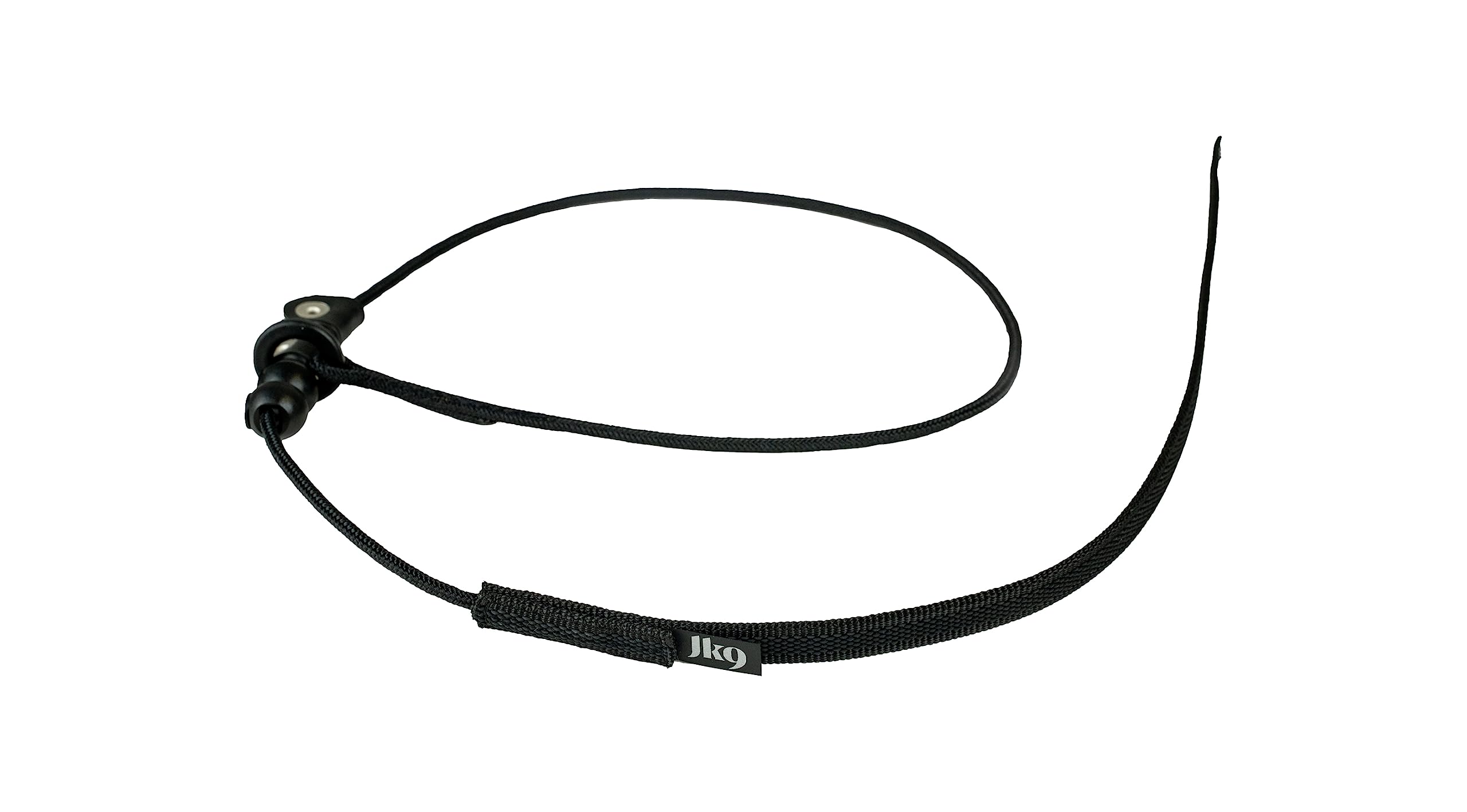 JULIUS-K9 Contact Leash with Stop, Size: 6 mm x 1,1 m, Black