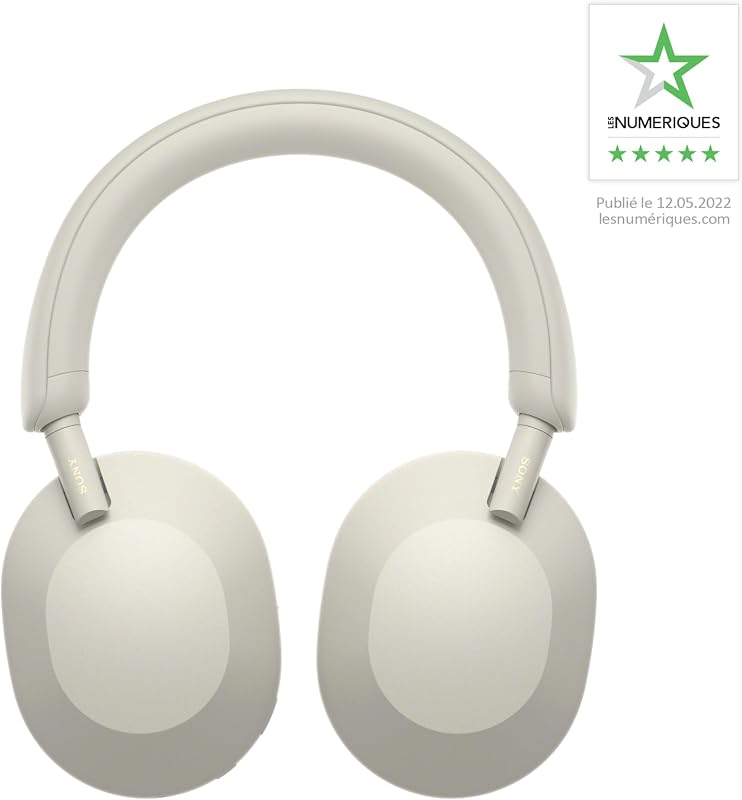 WH-1000XM5 - Étui Rigide, Casque sans Fil Haut de Gamme à réduction de Bruit, Bluetooth, qualité d'appel Claire, Audio Hi Res, 30h d'autonomie, étui Rigide, iOS et Android - Rose