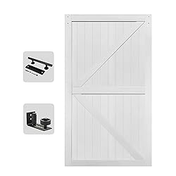S&Z TOPHAND® 48in x 84in MDF Barn Door,British