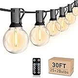HISTAR LED 30FT Outdoor String Lights with Remote