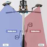 Diyife Bike Mirror Pair 360° Adjustable Wide View 22-25mm Handlebar view 6