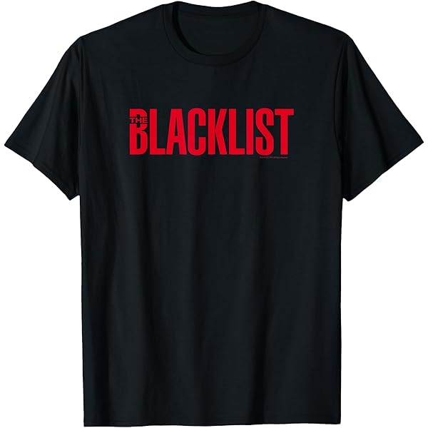 Amazon.com: The Blacklist Logo T-Shirt : Clothing, Shoes & Jewelry