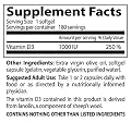 Doctor's Best Best Vitamin D3 1000 IU, Softgel Capsules, 180-Count (1 Bottle)