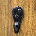 RCH Hardware 8390BLK55 Iron Old Country Small Single Arm Hook