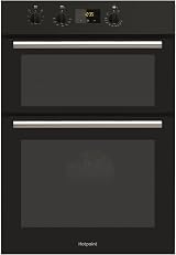 Hotpoint Newstyle Electric Built In Double Oven Black Digital Display Twin Grill view 4
