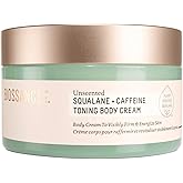 Biossance Squalane + Caffeine Toning Body Cream – Moisturizer for Firmness & Texture – Vegan and Fragrance-Free Skin Care – Nourishes, Tones & Supports Moisture Barrier for All Skin Types
