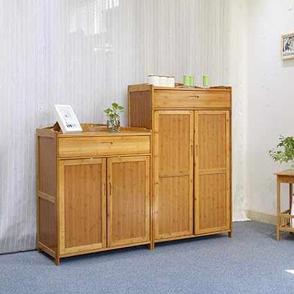 Wxp Kitchen Furniture Bamboo Microwave Oven Rack Kitchen Cabinet