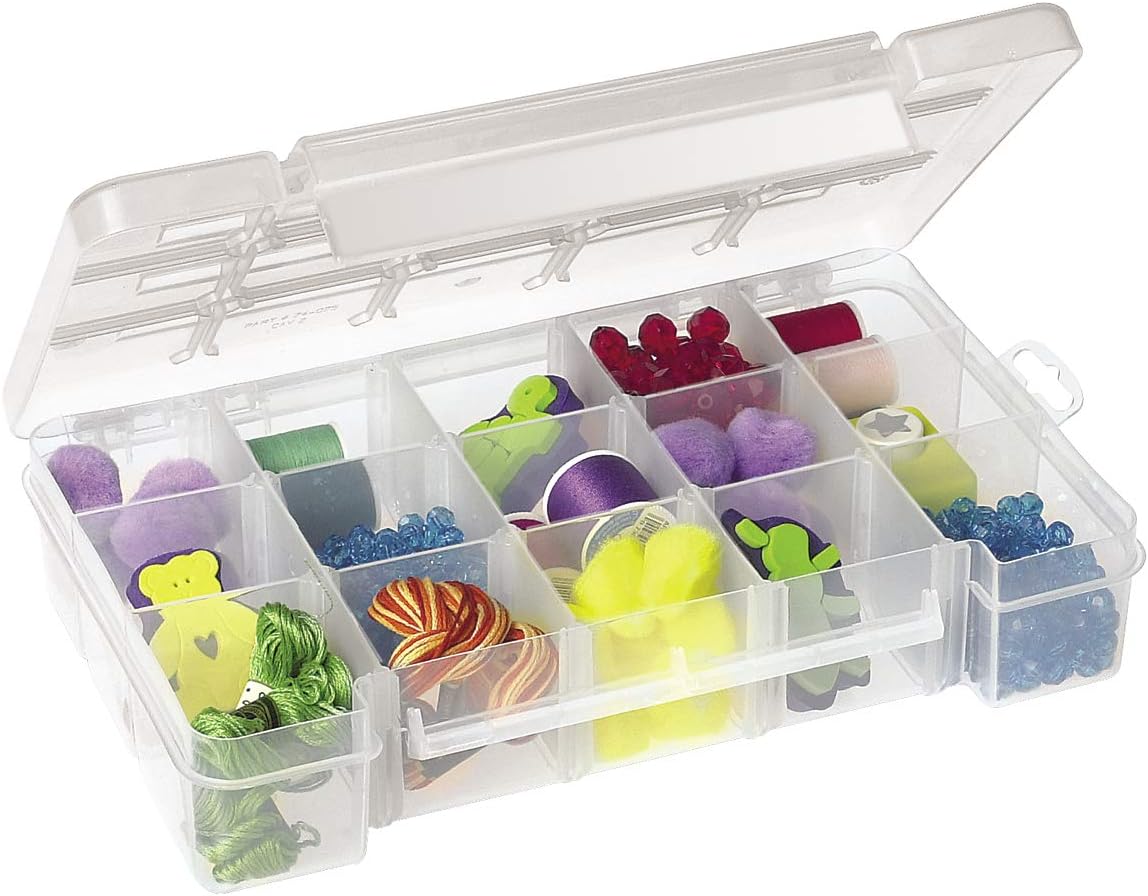 Akro-Mils 5705 Plastic Parts Storage Case for Hardware and Craft Small, Clear - Image 3