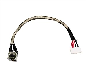 Zahara DC in Power Jack with Cable Replacement for MSI GL72 GL72M 7QF7RXD6QF MS-1796 MS-1795 K1G-3006023-H39