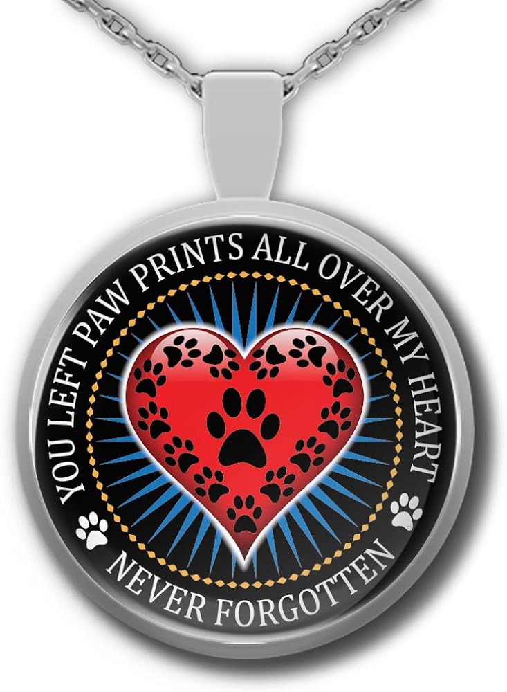 Gifts for Grieving Pet Owners Paw Prints All Over My