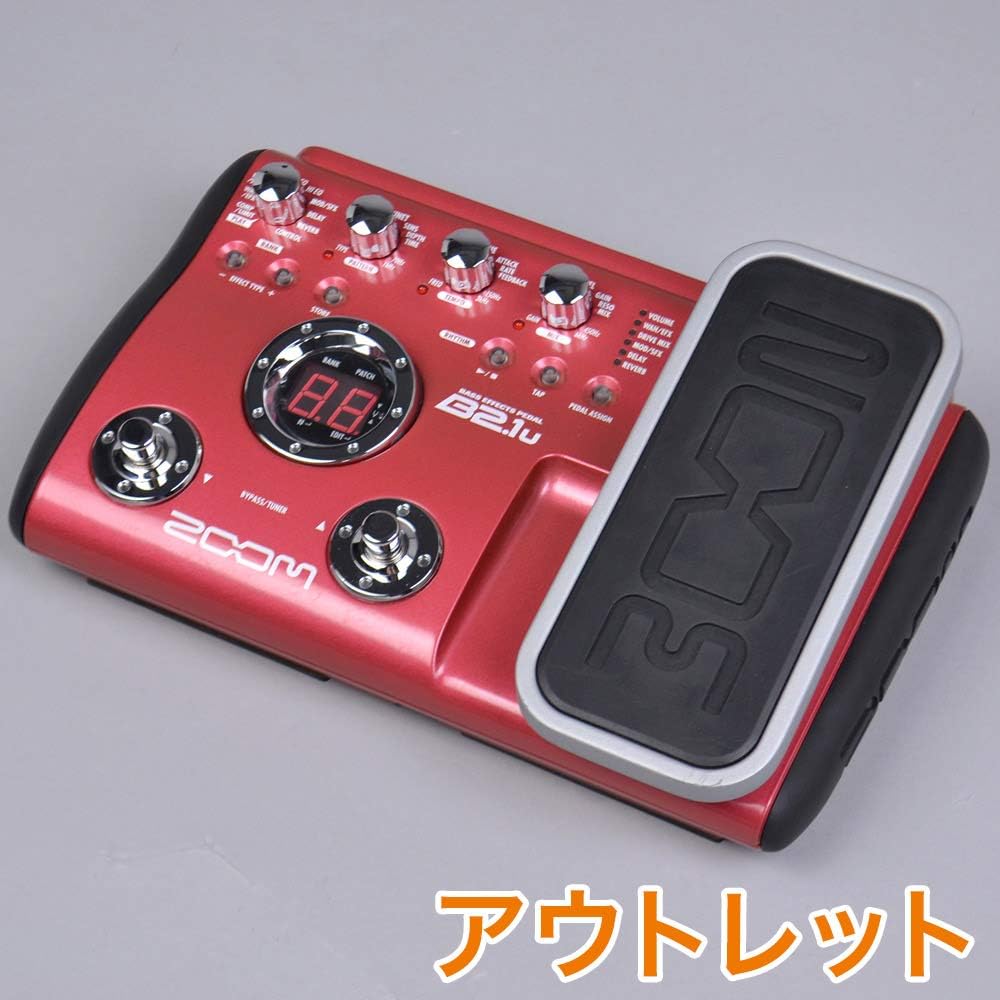 Zoom B2.1u Bass Effects Pedal with USB and Expression Pedal eBay