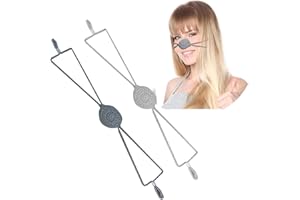 G GENLEAS 2 Pcs Nose Warmer Winter Crochet Cozy Nose Warmer, Soft Nose Cover for Outdoor, Adjust Nose Warmer for Women Men