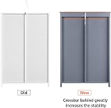 Yaheetech Bathroom Floor Cabinet Grey with 4 Drawers 1 Door Adjustable Shelf view 6