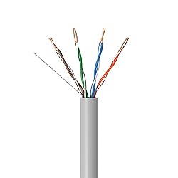 1000ft Cat5e Solid 24AWG Cable UTP Cat5 Bulk Pull