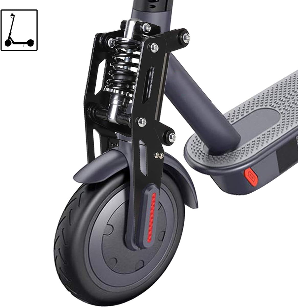 OTBBA Front Suspension Kit, Shock Absorption Component, Designed for Xiaomi M365 / Pro Scooter, Improve Riding Performance, Reduce The Shock of Riding, Come with Instructions and Installation Tools