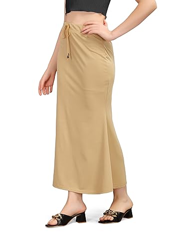 Kipzy Saree Shapewear Petticoat Long Slips for Under Dresses