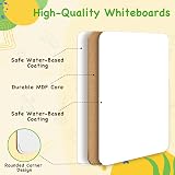 Ohuhu 30 Pack A4 Double-Sided Mini Whiteboards with 30 Pens & 30 Erasers view 7