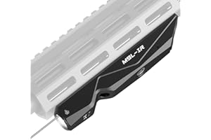 Votatu M9L-IR Infrared Flashlight Laser Combo Compatible with M-Lok Rail Surface, Tactical IR Illuminator and IR Laser Sight, Strobe Function, IIIA Class Laser Output ≤5mw