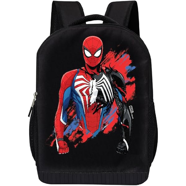 Marvel Spiderman 16\" Large Rolling School Backpack For Kids, Spider-Man...