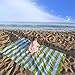 Your Choice Microfiber Beach Towels, Sand Free Beach Towel Quick Dry Travel Towel, Swim Towel - Light Green and White Stripe, Extra Large Beach Towel 67x35