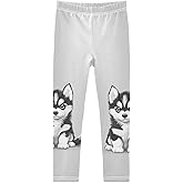 Boccsty Pink Blue Ice Cream Girls Leggings Kids Yoga Pants Dance Active Tights 4T