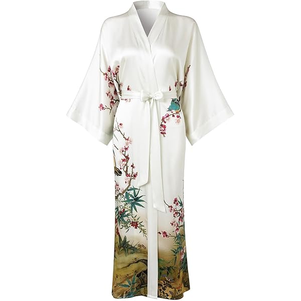 Pure 100% Cotton Robe For Womens Bathrobe Dressing Gown Long sleepwear Free  Size Kimono (US, Alpha, One Size, Regular, Regular, 1, Robe 01) at Amazon  Women's Clothing store
