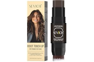SEVICH Dual-Ended Root Touch Up Stick - Waterproof Hairline Enhancer for Sparse Hairlines & Gray Coverage, Non-Sticky Scalp C