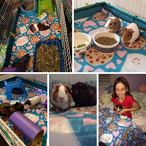 Guinea Pig Fleece Cage Liner for Midwest Habitat | Guinea Pig Bedding | Guinea Pig Fleece | Cookies and Milk