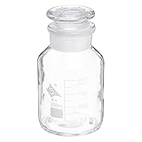 PATIKIL 250mL Reagent Media Bottle, 1Pcs Round