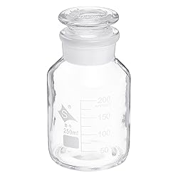 PATIKIL 250mL Reagent Media Bottle, 1Pcs Round